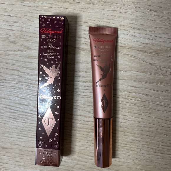 Charlotte Tilbury Other - NIB Charlotte Tilbury Disney Hollywood Beauty Light Wand Highlight Blush PINK